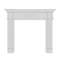 Камин 1.64.004+1.64.005+1.64.005  ЕВРОПЛАСТ